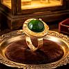 Zinc Alloy Resin Finger Rings for Women UQ0861-3-1