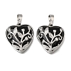 Natural Obsidian Pendants GG-CBA7610-04P-08-1