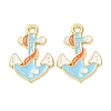 Ocean Alloy Enamel Pendants ENAM-B041-01M-1
