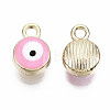 Light Gold Plated Alloy Charms X-ENAM-S117-27D-2
