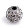 Spray Painted Acrylic Beads ACRP-Q018-6mm-014-2
