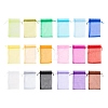 90Pcs 18 Style Organza Bags Jewellery Storage Pouches Wedding Favor Party Mesh Drawstring Gift OP-LS0001-05-2