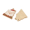 Christmas Alloy Enamel Pendants ENAM-I081-01KCG-07-2