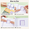 Gorgecraft 12 Sheets 4 Styles Paper Planner Stickers STIC-GF0001-18-6