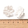 Alloy & 925 Sterling Silver & Acrylic Stud Earrings LS-EJEW-Q013-09A-3