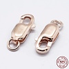 925 Sterling Silver Lobster Claw Clasps STER-K167-075A-RG-4