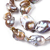 Natural Baroque Pearl Keshi Pearl Beads Strands PEAR-S019-04D-5