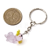 Cute Transparent Resin Pendants Keychain KEYC-JKC00886-3