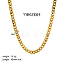 8mm Stylish Stainless Steel Curb Chain Necklaces for Women Men AA4830-5-2