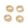 Brass Ring Charm Connectors KK-CBA50B0-24G-1