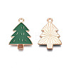 Christmas Style Alloy Enamel Pendants X-ENAM-Q442-66-3