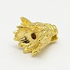 Dragon Head Alloy Beads PALLOY-O059-02-2