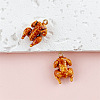 Alloy Enamel Pendants FIND-Z117-08G-1