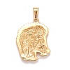 Ion Plating(IP) 304 Stainless Steel Pendants STAS-D165-14G-04-2