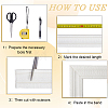 XPE Foam Self-Adhesive Flexible Molding Trim AJEW-GF0014-34-4