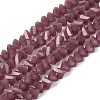 Opaque Glass Beads Strands GLAA-N019-3mm-13-1