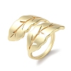 Rack Plating Brass Open Rings RJEW-K247-06G-1