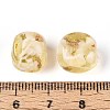 Handmade Gold Sand Lampwork Beads LAMP-T021-32E-4