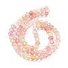 Transparent Crackle Glass Beads Strands CCG-L050-01B-05-3