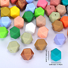 Hexagonal Silicone Beads SI-JX0020A-62-2