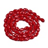 Opaque Solid Color Imitation Jade Beads Strands GLAA-N005-P10mm-D07-2