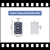 32Pcs 4 Colors Printed Alloy Pendants FIND-DC0003-10-2