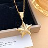 Brass Micro Pave Clear Cubic Zirconia Pendant Necklaces for Women WGF4498-03-1