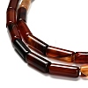 Dyed Natural Agate Beads Strands G-G203-01B-4