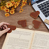 4Pcs Leather Bookmarks AJEW-CL0005-36-3