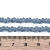 Frosted Transparent Glass Beads Strands GLAA-N016-4mm-29-2