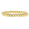 Christmas Theme Brass Round Beads Stretch Bracelets for Women BJ5719-2-1