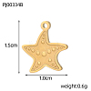 304 Stainless Steel Charms SA-OY002-11G-2