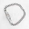 Unisex 304 Stainless Steel Bracelets WG31BE3-01-1