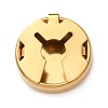 304 Stainless Steel Cufflinks STAS-F362-01G-1