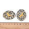 Natural Dalmatian Jasper Cabochons G-T143-28J-3