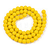 Opaque Glass Beads Strands LS-GLAA-T032-P6mm-MD08-3