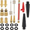 SUPERFINDINGS 2 Sets Bicycle Brass & Stainless Steel Accessories FIND-FH0001-98-1