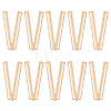 SUPERFINDINGS 10Pcs Alloy Bikini Clips FIND-FH0009-22G-1