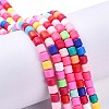 Handmade Polymer Clay Bead Strands CLAY-ZX006-01K-1