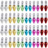 120Pcs 6 Colors Plastic Pendants FIND-SC0010-90B-1