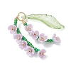 Glass Seed Beaded Pendants PALLOY-MZ01249-4