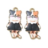 Printed Alloy Pendants ENAM-K076-36G-08-1