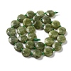 Natural Chinese Green Jade Beads Strands G-NH0004-041-3