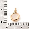 Brass Shell Pendants KK-B127-08G-3