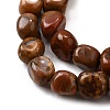 Natural Petrified Wood Beads Strands G-L621-C11-02-4