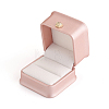 PU Leather Ring Gift Boxes LBOX-L005-A01-3