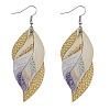 Imitation Leather Dangle Earrings FS-WG7D41A-08-1
