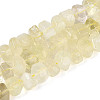Natural Lemon Quartz(Heated) Beads Strands G-N347-17A-06-2