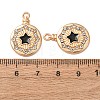 Alloy Enamel Pendants FIND-K030-17F-G-3