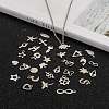 304 Stainless Steel Charms Mixed Shapes Pendants STAS-J014-M-5